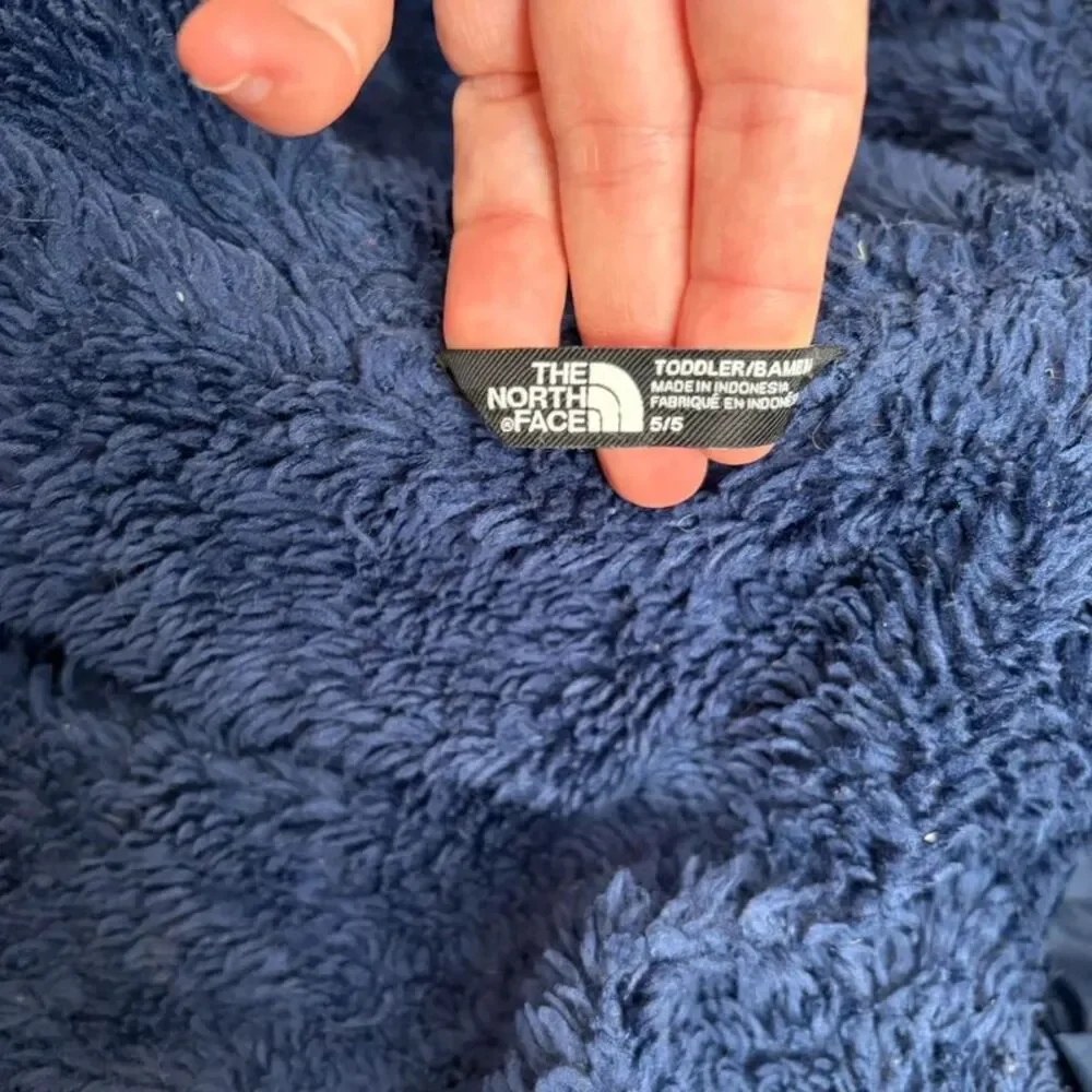 The North Face blue denim